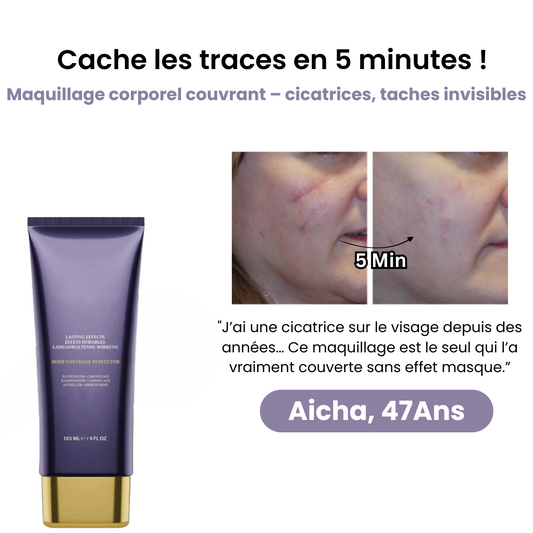 Body Coverage Perfector : L’astuce facile pour camoufler vergetures, taches et cicatrices.